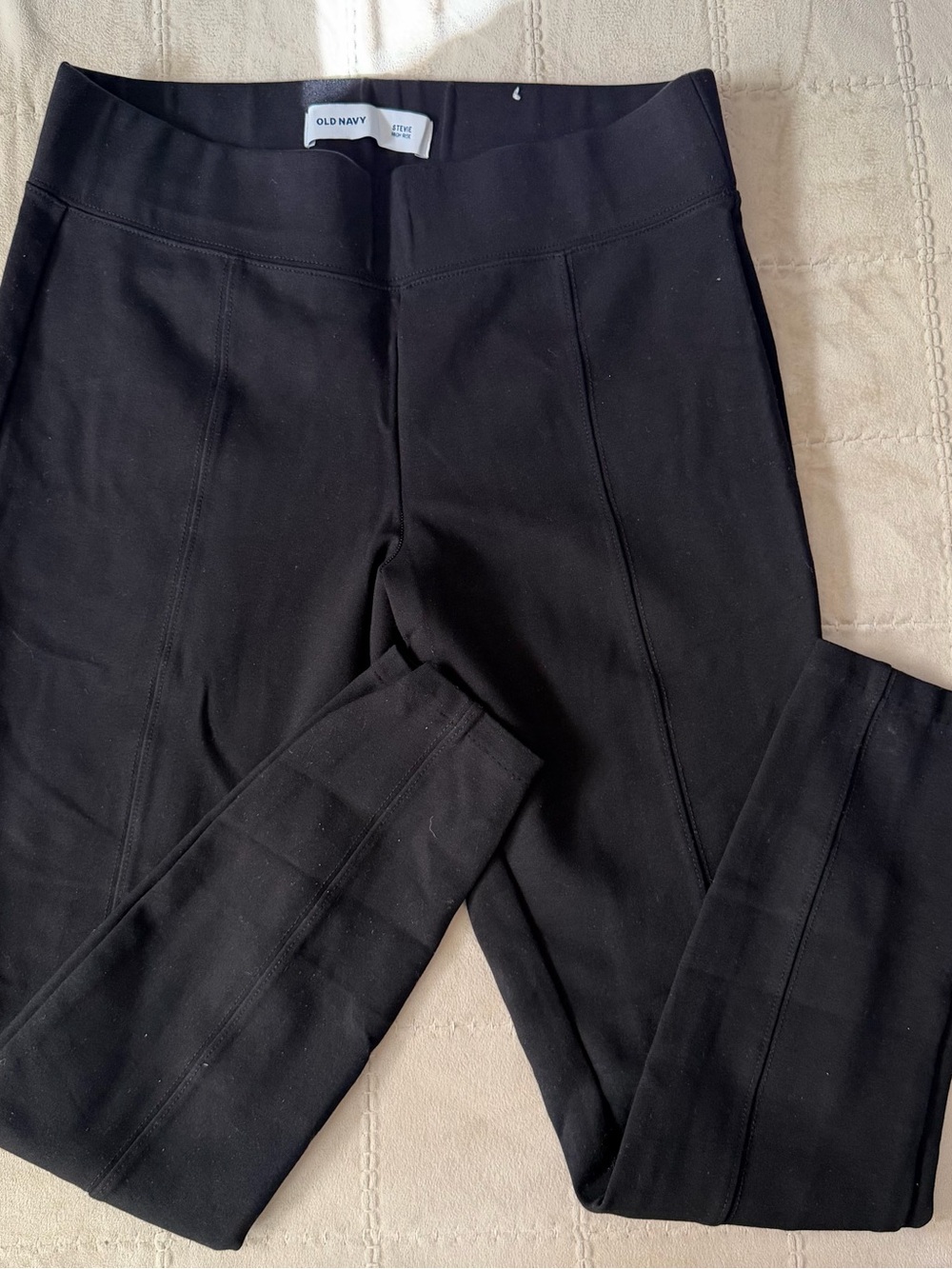Old Navy Stevie High-Rise Black Ponte Pants – Women’s Size L
